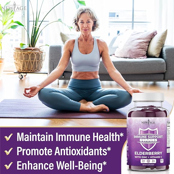 NEW AGE Immune System Support Gummies 120 Gummies)