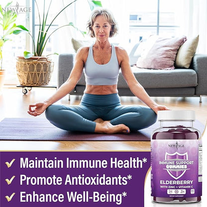 NEW AGE Immune System Support Gummies 120 Gummies)