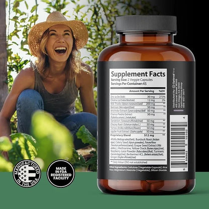Liver Cleanse Detox & Repair, Milk 90 Capsules