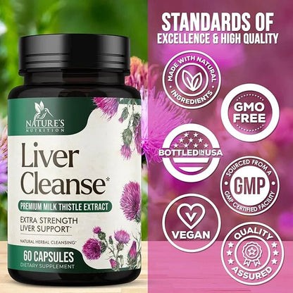 Liver Cleanse Detox & Repair Formula 60 Capsules