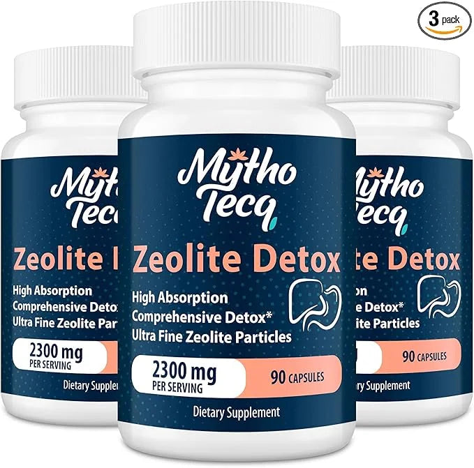 69,000 MG Zeolite Detox, Activated Charcoal, Detox-270 Caps