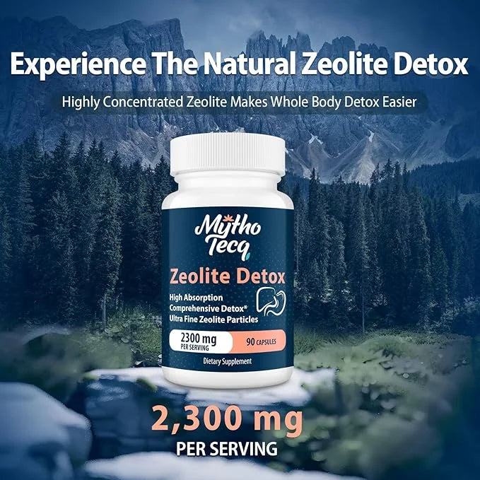 69,000 MG Zeolite Detox, Activated Charcoal, Detox-270 Caps