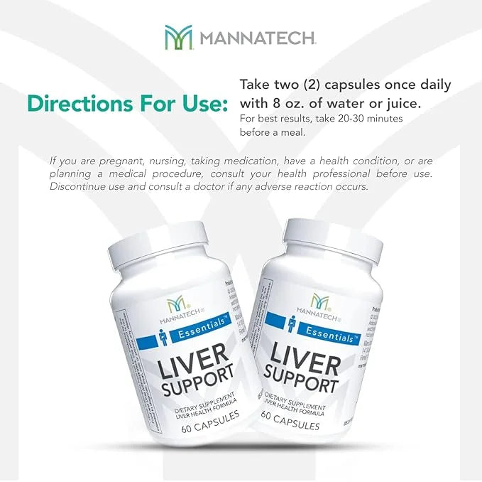 Mannatech Liver Support 60 Capsules. Liver