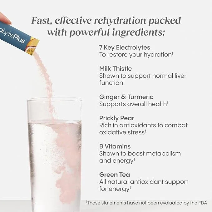 Hydralyte Liver Support + Electrolyte Mix 20 Count