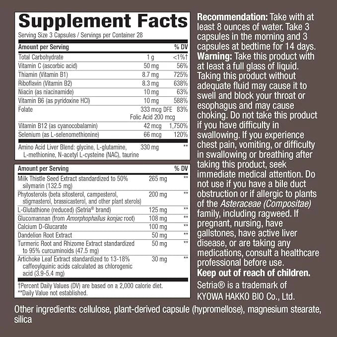 Nature's Way Complete Liver Cleanse, Supports 84 Capsules