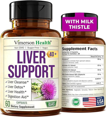 Liver Cleanse Detox & Repair 4:1 Artichoke 50% Silymarin