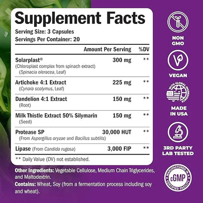 Liver Cleanse Detox & Repair 4:1 Artichoke 50% Silymarin