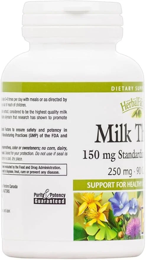 Natural Factors Milk Thistle Extract 250 90 CT