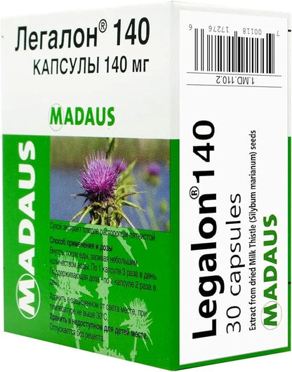 30 capsules 140mg (Milk Thistle Extract)