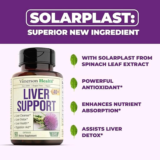 Liver Cleanse Detox & Repair 50% Silymarin 30 Days