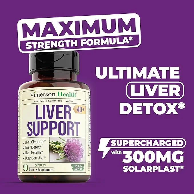 Liver Cleanse Detox & Repair 50% Silymarin 30 Days