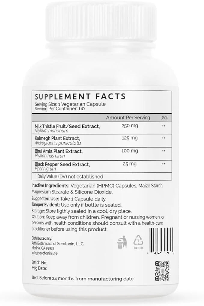 Milk Thistle, 100% Natural 500 mg 60 Vegan