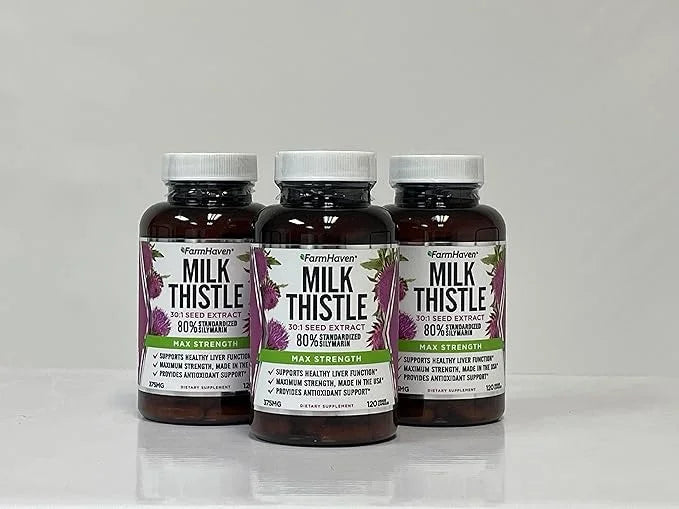 FarmHaven Pure Milk Thistle, Thistle Milk 11250mg (360 (360 Count 3))