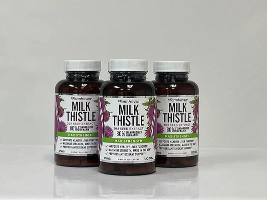 FarmHaven Pure Milk Thistle, Thistle Milk 11250mg (360 (360 Count 3))