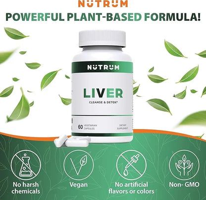 Liver Cleanse and Detox Health Support 60 Capsules