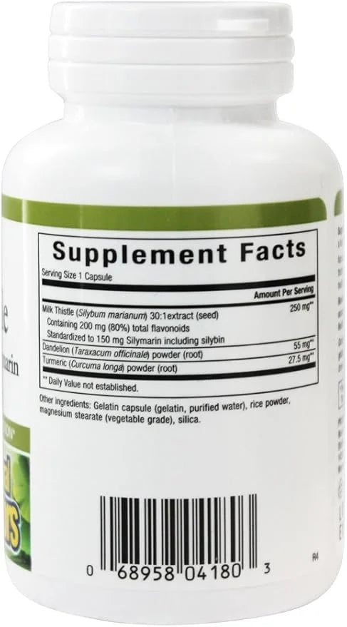 Natural Factors HerbalFactors, Milk Thistle 250 60 Capsules