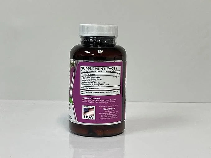FarmHaven Pure Milk Thistle, Thistle Milk 11250mg (120 (120 Count 1))