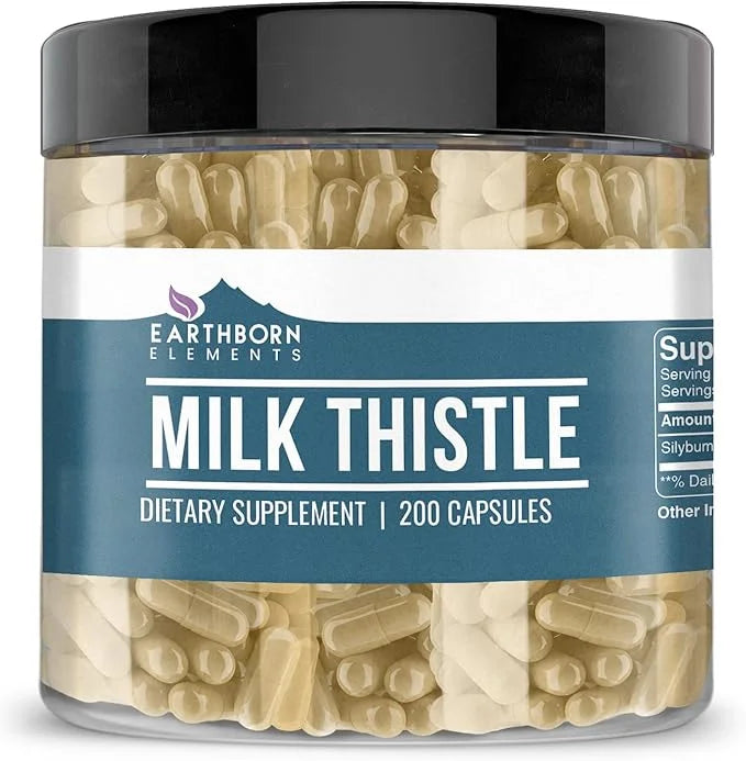Earthborn Elements Milk Thistle 200 Capsules,