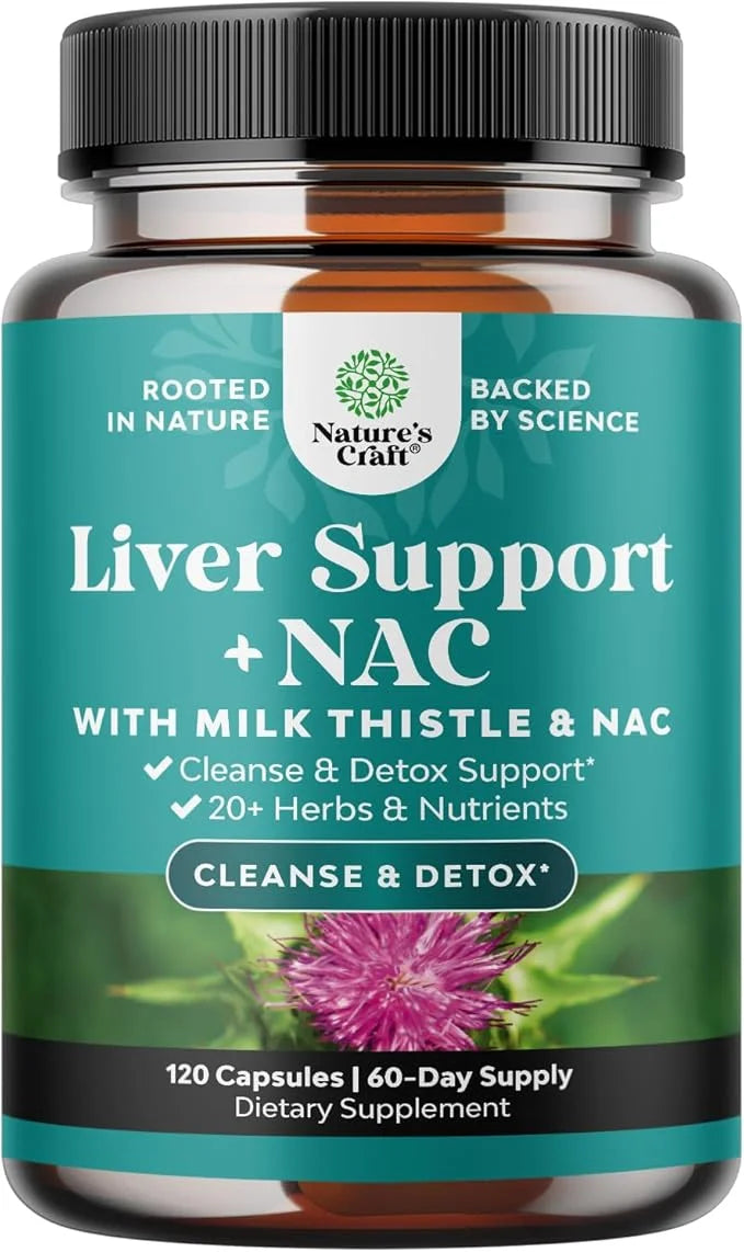 Liver Support Supplement with NAC 120 Capsules