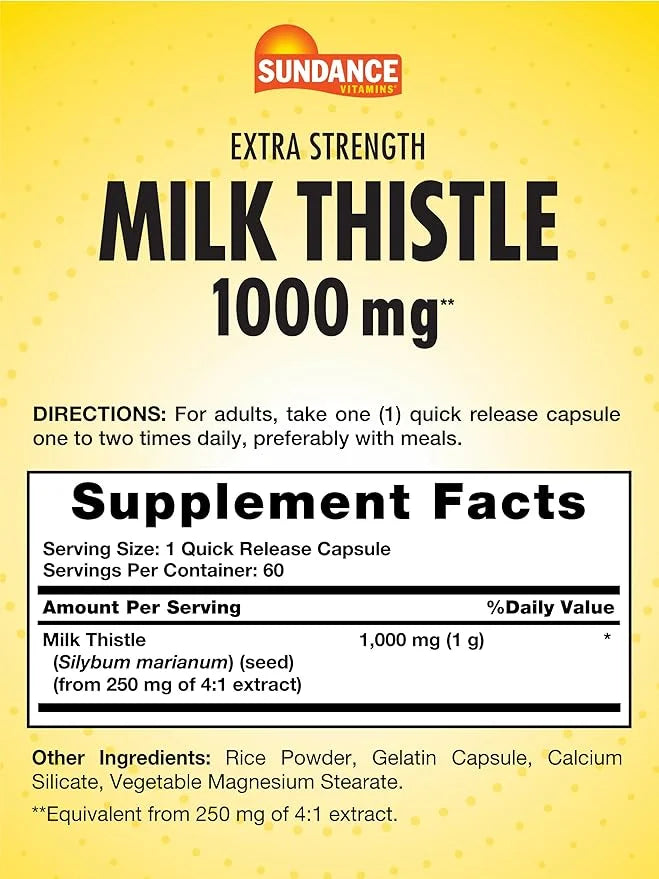 Milk Thistle (Silybum Marianum) Glycerite, Organic 2 oz