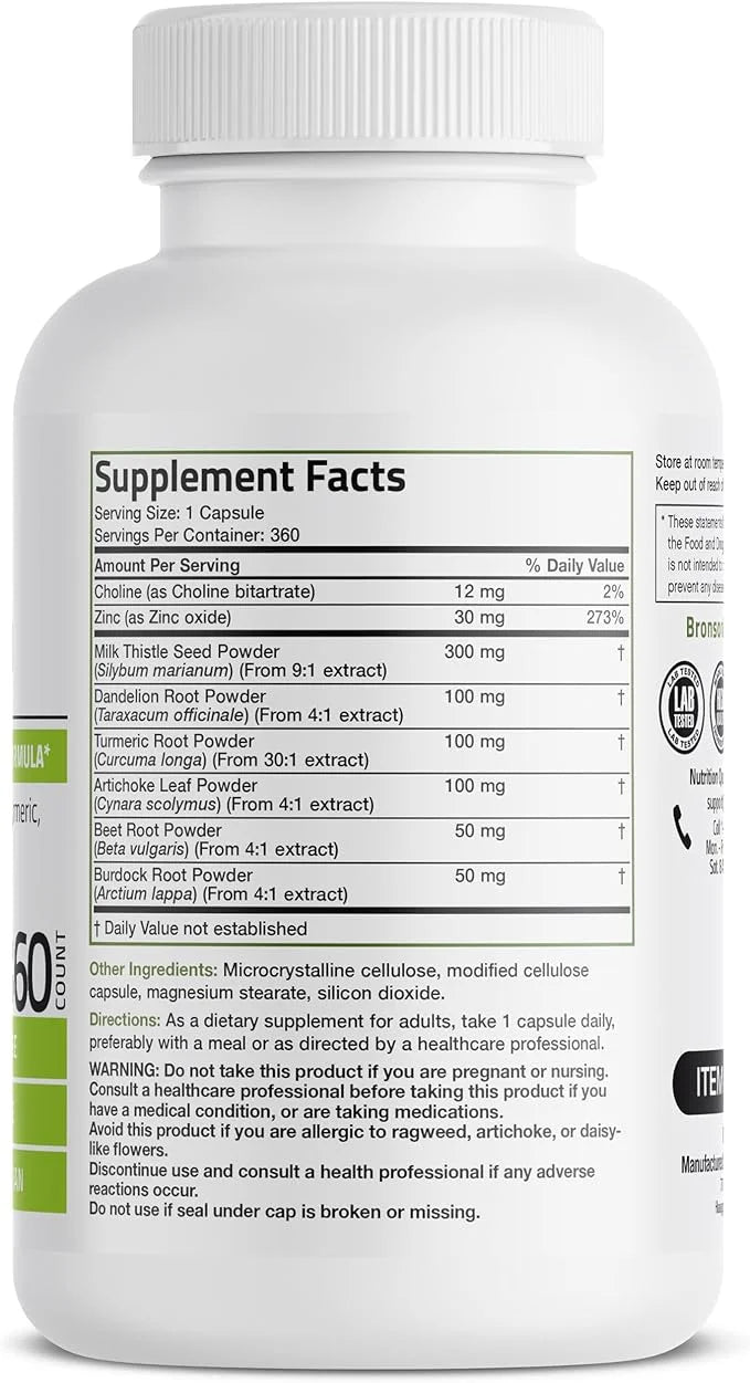 Bronson Liver Detox Advanced Detox & 360 Vegetarian