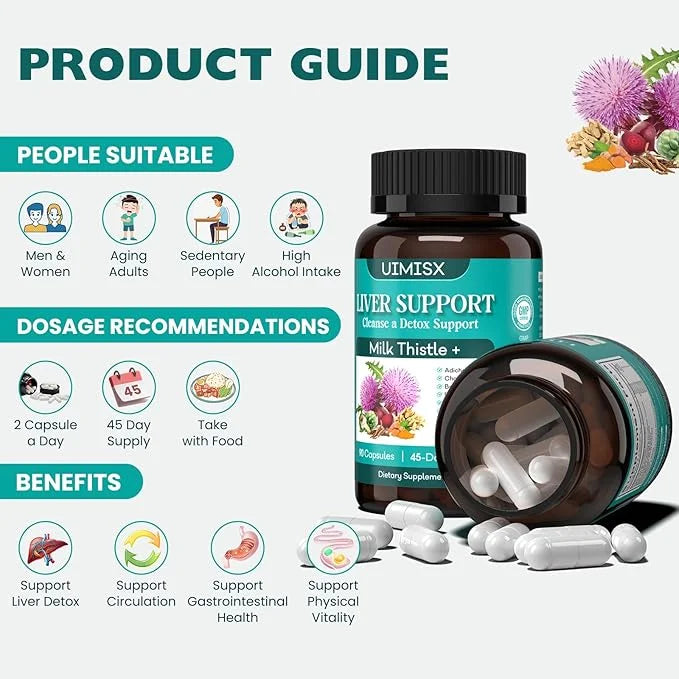 Milk Thistle Supplement 90 Capsules
