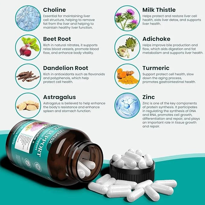 Milk Thistle Supplement 90 Capsules