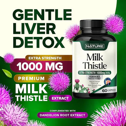 Milk Thistle 1000mg 60 Veggie