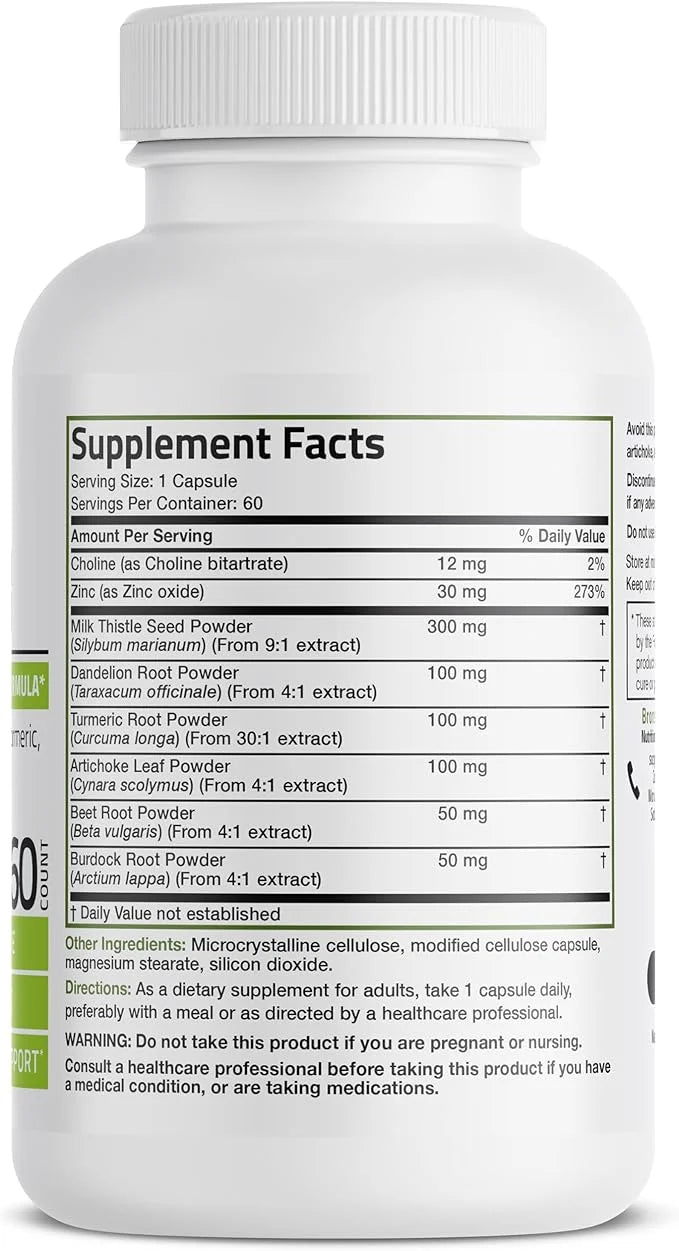 Bronson Liver Detox Advanced Detox & 60 Vegetarian