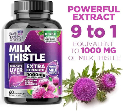 Milk Thistle 1000mg 60 Capsules