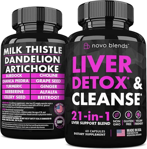 Liver Cleanse Detox & Repair Support 60 Capsules
