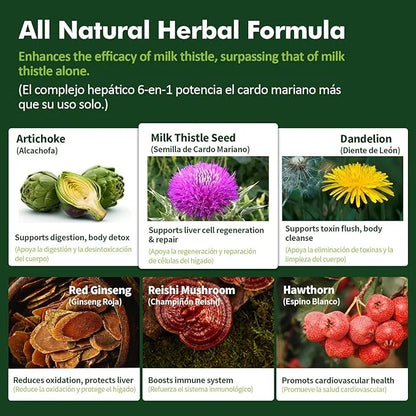 Milk Thistle Liver Detox Drops 2oz