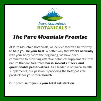 Pure Mountain Botanicals Milk Thistle Capsules 90 Kosher