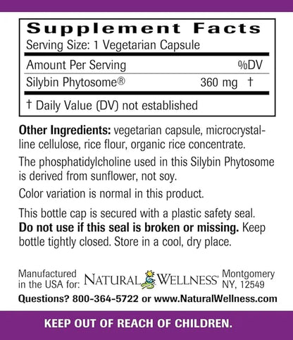 Natural Wellness Herbal Liver Cleanse & 1080mg - 30 Day