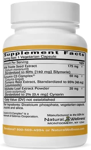 Natural Wellness Milk Thistle with Artichoke