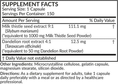 Futurebiotics Milk Thistle Silymarin Marianum & 150 Capsules