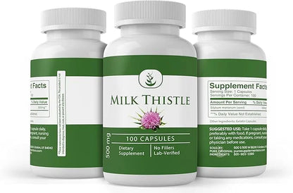 Pure Original Ingredients Milk Thistle, Always (100 Capsule)