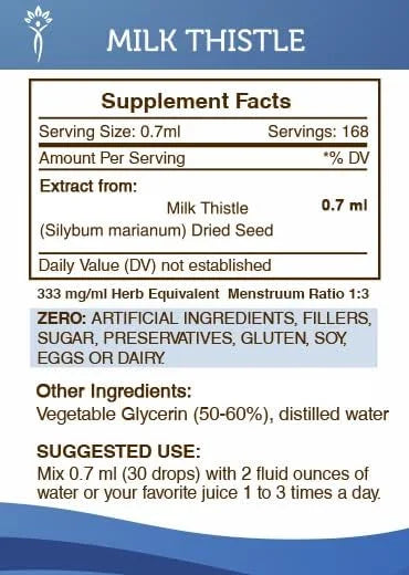 Secrets of the Tribe Milk Thistle 2x4 oz