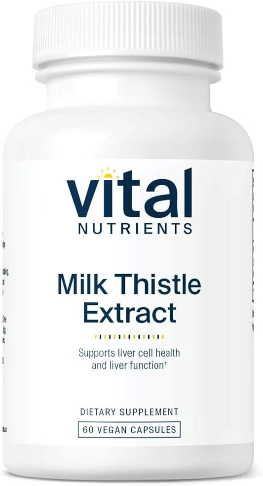 Vital Nutrients Milk Thistle Extract 250mg 60 Capsules