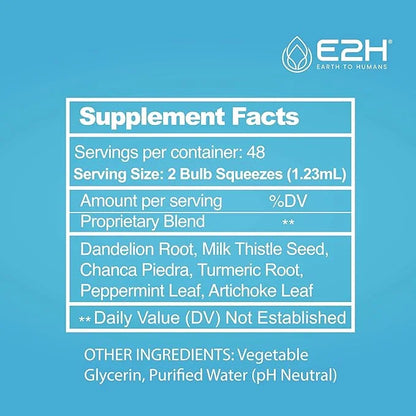 E2H Liver Support Supplement with Milk Thistle (3 Bottles)