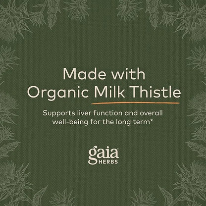 Gaia Herbs Milk Thistle 60 Vegan (20-Day Supply)