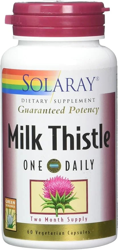 SOLARAY Milk Thistle, 60 CT