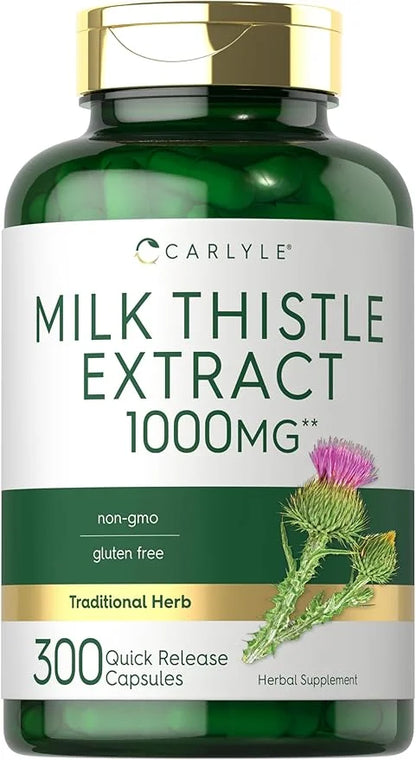 Carlyle Milk Thistle 1000mg 300 Capsules