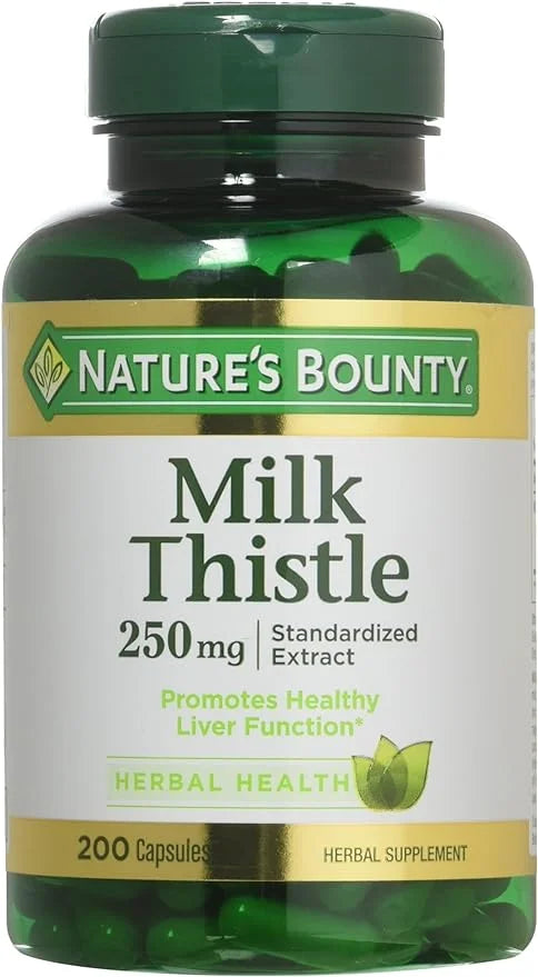 Nature's Bounty Milk Thistle 250 mg 200 ea 3)