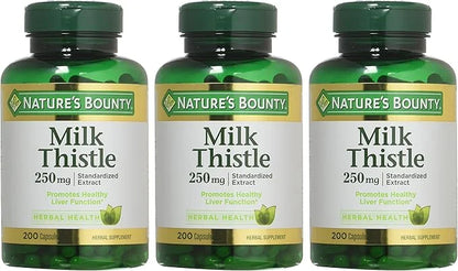 Nature's Bounty Milk Thistle 250 mg 200 ea 3)