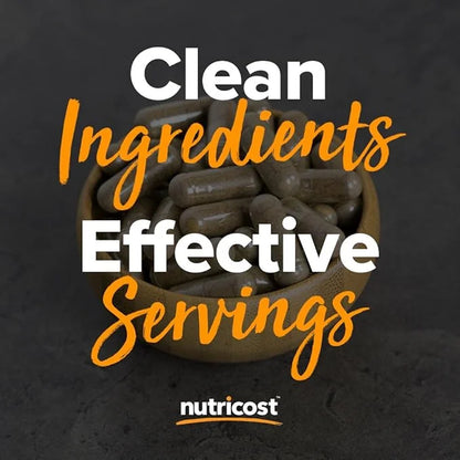 Nutricost Milk Thistle 250mg (1000mg Equivalent), 240 Vegetarian 4:1 Extract