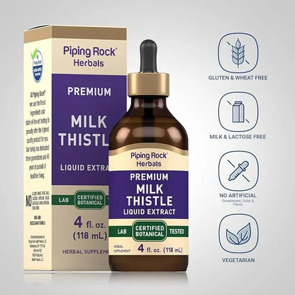 Piping Rock Milk Thistle Seed Extract 4 fl