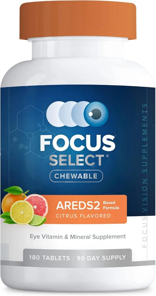 Focus Select AREDS2 Based Chewable Eye AREDS2 Based (180 ct. 90 Day AREDS2 Based AREDS2 Low