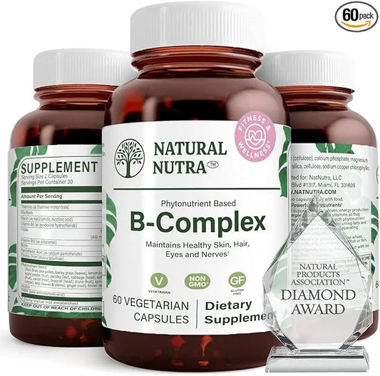 Natural Nutra Vitamin B Complex 60 Vegetarian