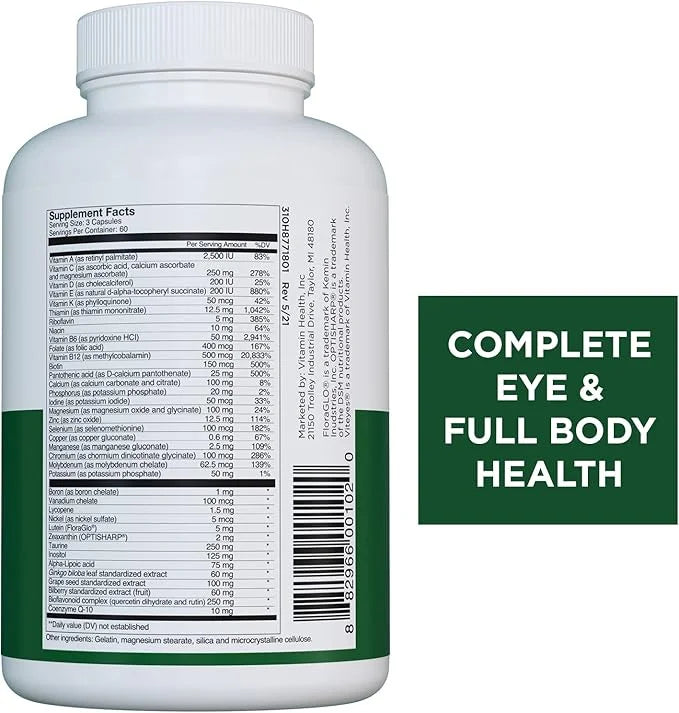 Viteyes Complete Eye & Total Body 180 Capsules,